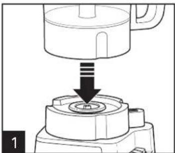 HAMILTON BEACH Stack & Snap 70725A - How to Use Reversible Slicing/Shredding Disc - 1