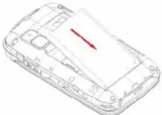 Trevi FLEX 50 C - Insertion de la carte Sim et la batterie - 3