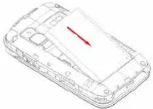 Trevi FLEX 50 C - Instalación de la tarjeta SIM y la battería - 3