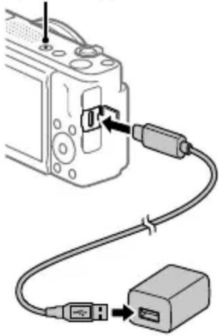 SONY ZV-1M2 - De accu opladen - 1