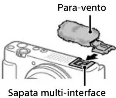 SONY ZV-1M2 - Utilizar o para-ento (fornecido) - 1