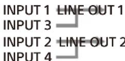 SONY XM-8ES - LINE OUT MODE-omkopplare - 1