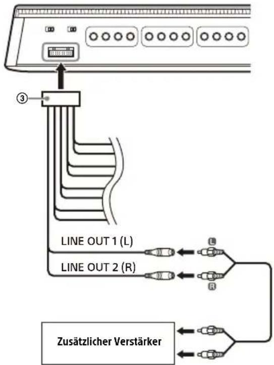 SONY XM-8ES - Ausgangsverbindung - 1