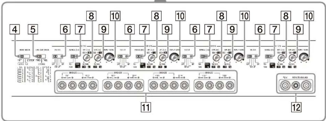 SONY XM-8ES - Advertencia - 2
