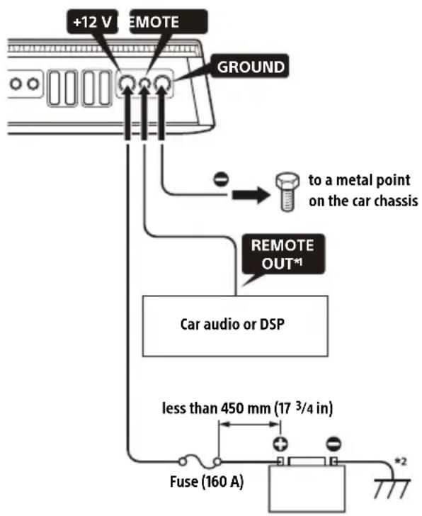 SONY XM-8ES - Power Connections - 1