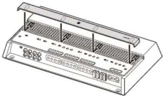 SONY XM-6ES - Ändra riktningen på kylflänsskyddet - 2
