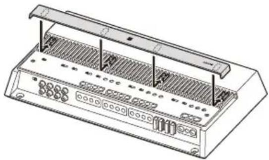 SONY XM-6ES - Modification de l'orientation du capot du dissipateur thermique - 2
