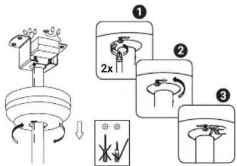 Diagram illustrating a mechanical or electrical device operation with numbered steps and directional arrows indicating motion.