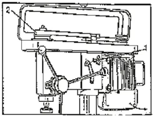 Güde GSB 20/12 R+L - Reglarea mesei (fig. 17) - 1