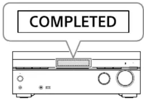 SONY TA-AN1000 - Compruebe el progreso de la actualización del software. - 2