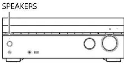 SONY TA-AN1000 - Selección de los altavoces delanteros - 1