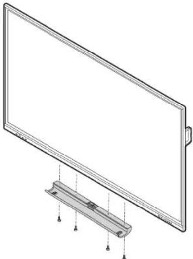 SHARP PN-LC862 - ■Attaching the Tray - 1