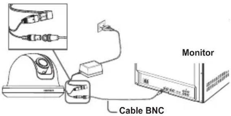 SAMSUNG SCC-B5345 - Conexión de cables y cambio de la configuración - 1