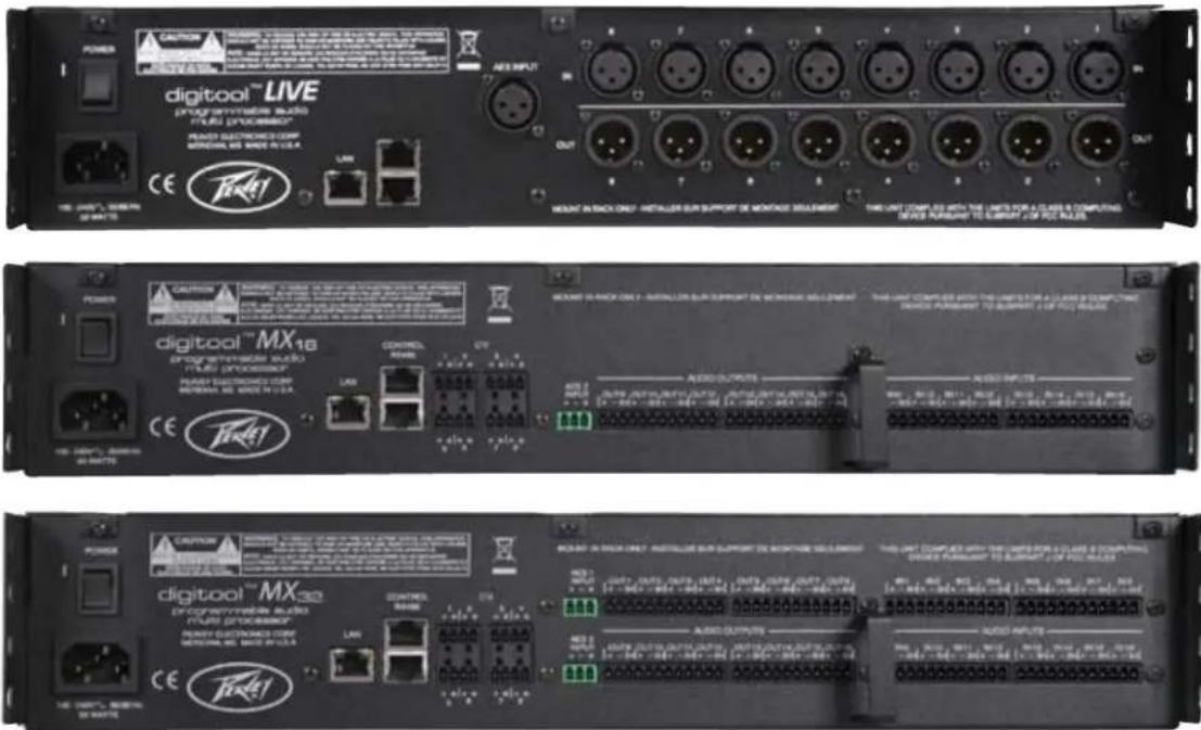 PEAVEY Digitool MX16 - USB-PORTTI: - 1
