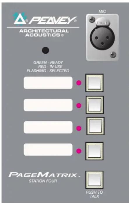 MediaMatrix PageMatrix - Poste de téléappel de bureau Station Four™ - 1