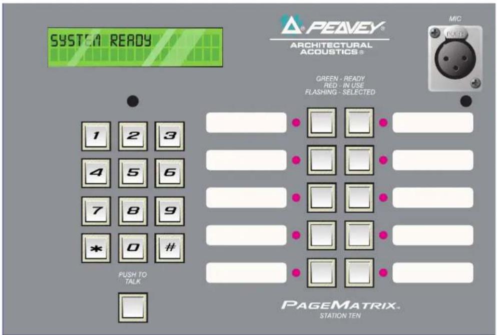 MediaMatrix PageMatrix - Poste de téléappel de bureau Station Ten™ - 1