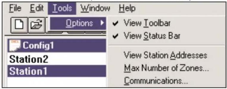 MediaMatrix PageMatrix - Menu Tools/Options (outils/options) View Toolbar (Afficher Barre D'outils) - 1