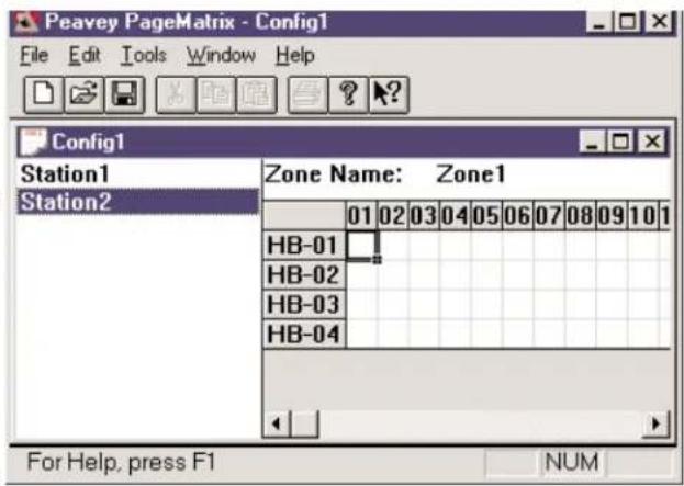 MediaMatrix PageMatrix - Stationen und Zonen - 1
