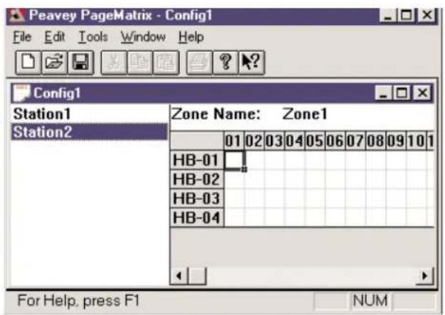 MediaMatrix PageMatrix - Estaciones y zonas - 1