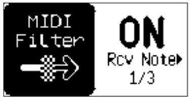 MIDI Filter ON Rev Note 1/3