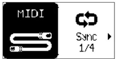 MIDI Sync 1/4
