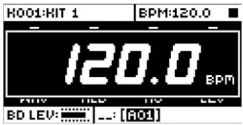 Elektron Analog Rytm MKII - テンポ - 1