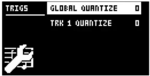 TRIGS GLOBAL QUANTIZE 0 TRK 1 QUANTIZE 0