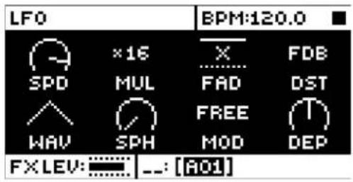 Elektron Analog Rytm MKII - B.5 FX LFO - 1