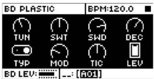 Elektron Analog Rytm MKII - BD PLASTIC - 1