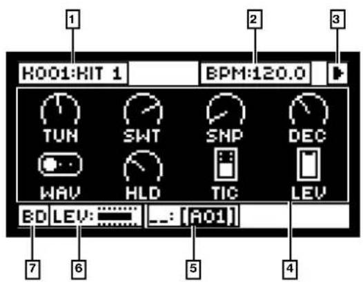 Elektron Analog Rytm MKII - ユーザーインターフェース - 1