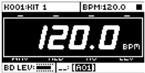 Elektron Analog Rytm MKII - テンポ - 1
