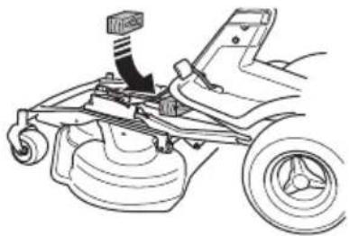 HUSQVARNA R 200iX - Pour retirer et fixer le carter de coupe - 5