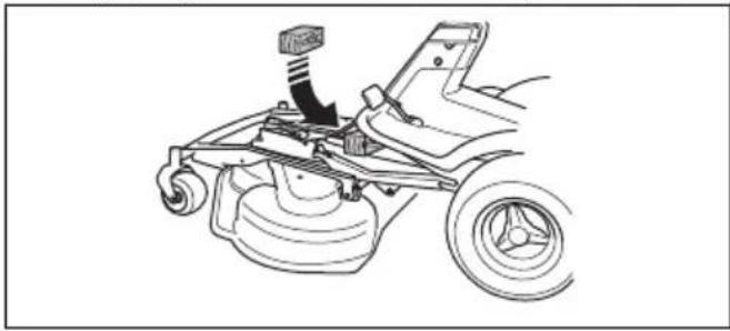 HUSQVARNA R 200iX - Verwijderen en aanbrengen van het maaidek - 5