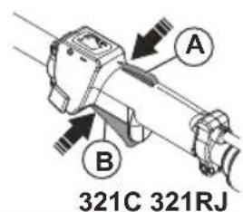 HUSQVARNA 321RJ - 油门扳机锁定手柄 - 2