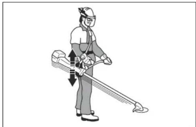 HUSQVARNA 321RJ - Cómo ajustar el arnés - 3