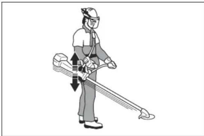 HUSQVARNA 321C - 调整背带 - 4