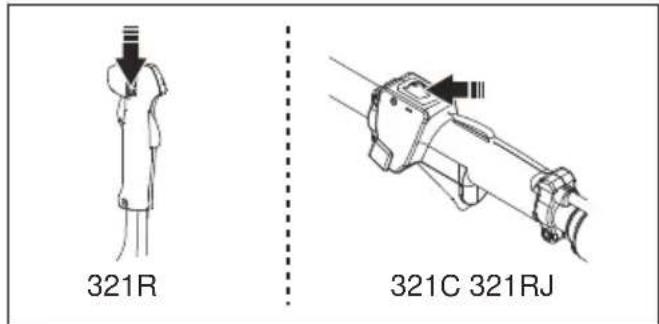 HUSQVARNA 321C - 停止发动机 - 1