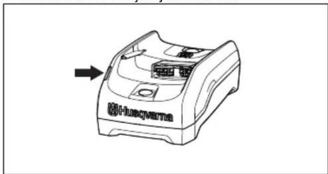 HUSQVARNA 120iBV - Stav baterie - 3