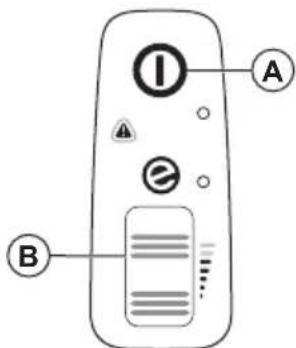 HUSQVARNA 120iBV - Akumuliatoriaus prijungimas prie irenginio - 7
