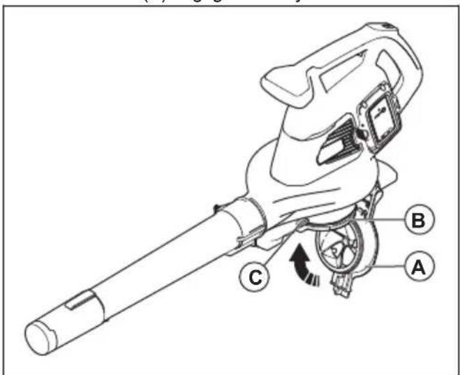 HUSQVARNA 120iBV - To assemble the intake cover - 1