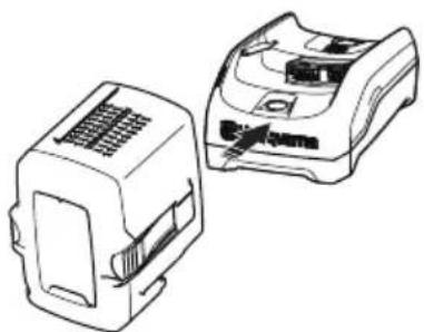 HUSQVARNA 120iBV - Carregar a bateria - 3