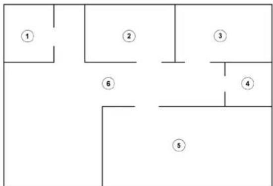 Sygonix SY-5040174 - Recommended installation sites for smoke detectors - 2