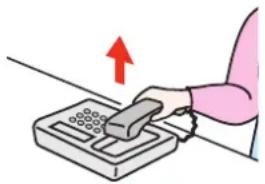 OLIVETTI d-Copia 7001MF - Soulever le combiné. - 1