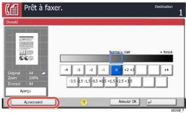 OLIVETTI d-Copia 7001MF - Ajout de raccourcis - 1