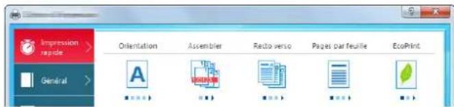Impression Supervise General Orientation Assembler Redo verso Pages par feuille EcoPrint