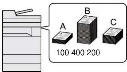 A 100 400 200 B C
