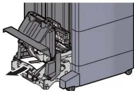 OLIVETTI d-Copia 6001MF - Soulever le levier de libération pour sortir l'unité de pliage. - 9