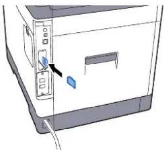 OLIVETTI d-Color MF3024 - Installation et formatage de la carte mémoire SD/SDHC - 4