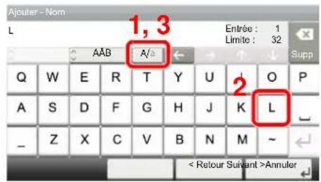 OLIVETTI d-Color MF3024 - Entrer "List" (espace). - 1