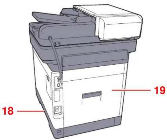 OLIVETTI d-Color MF3024 - Exterieur de la machine - 4